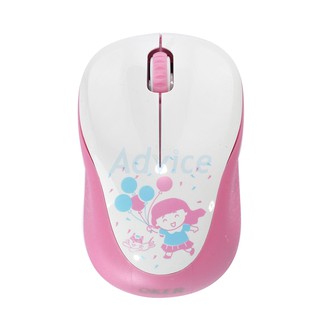 Wireless Optical Mouse OKER (V10) Pink/White