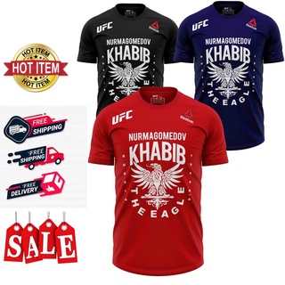 Khabib BAJU BIRDS UFC พร้อมส่ง เสื้อยืดลําลอง แขนสั้น ทรงหลวม พรีเมี่ยม สําหรับเล่นกีฬากลางแจ้ง 2023