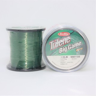 TRILENE Big Game 12LB เอ็นโหลดสีเขียวขี้ม้า