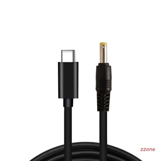 Zzz อะแดปเตอร์สายเคเบิล Usb C Type-C Pd เป็น 12V 4.0X1.7 มม. ทนทาน สําหรับเราเตอร์ Wifi แล็ปท็อป ความยาว 71 นิ้ว