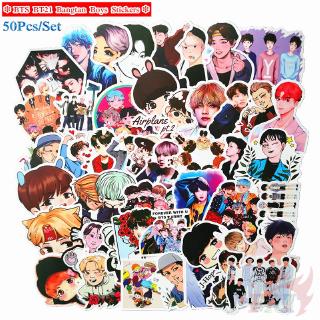 ❉สติ๊กเกอร์ลาย Bts Bt 21 Bts Bangtan Boys 50 ชิ้น / ชุดสติ๊กเกอร์