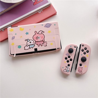 เคสโทรศัพท์มือถือ แบบนิ่ม ลายการ์ตูนหมีน่ารัก สําหรับ Nintendo Switch OLED