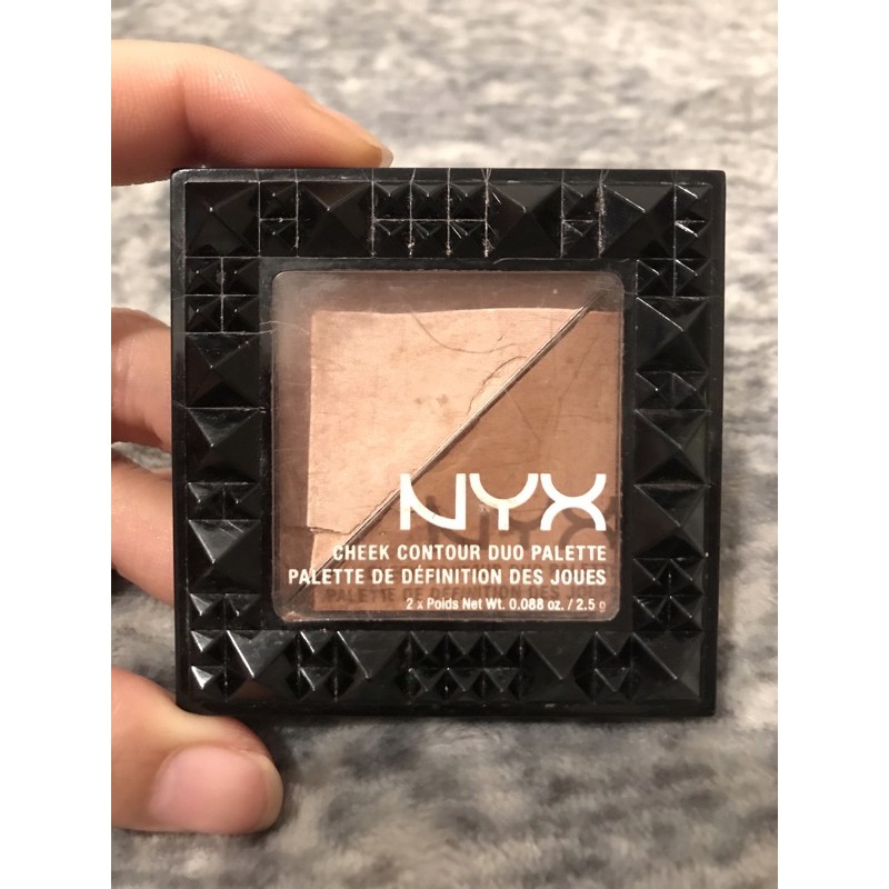 Nyx cheek contour duo palette ไฮไลท์+คอนทัวร์ แท้