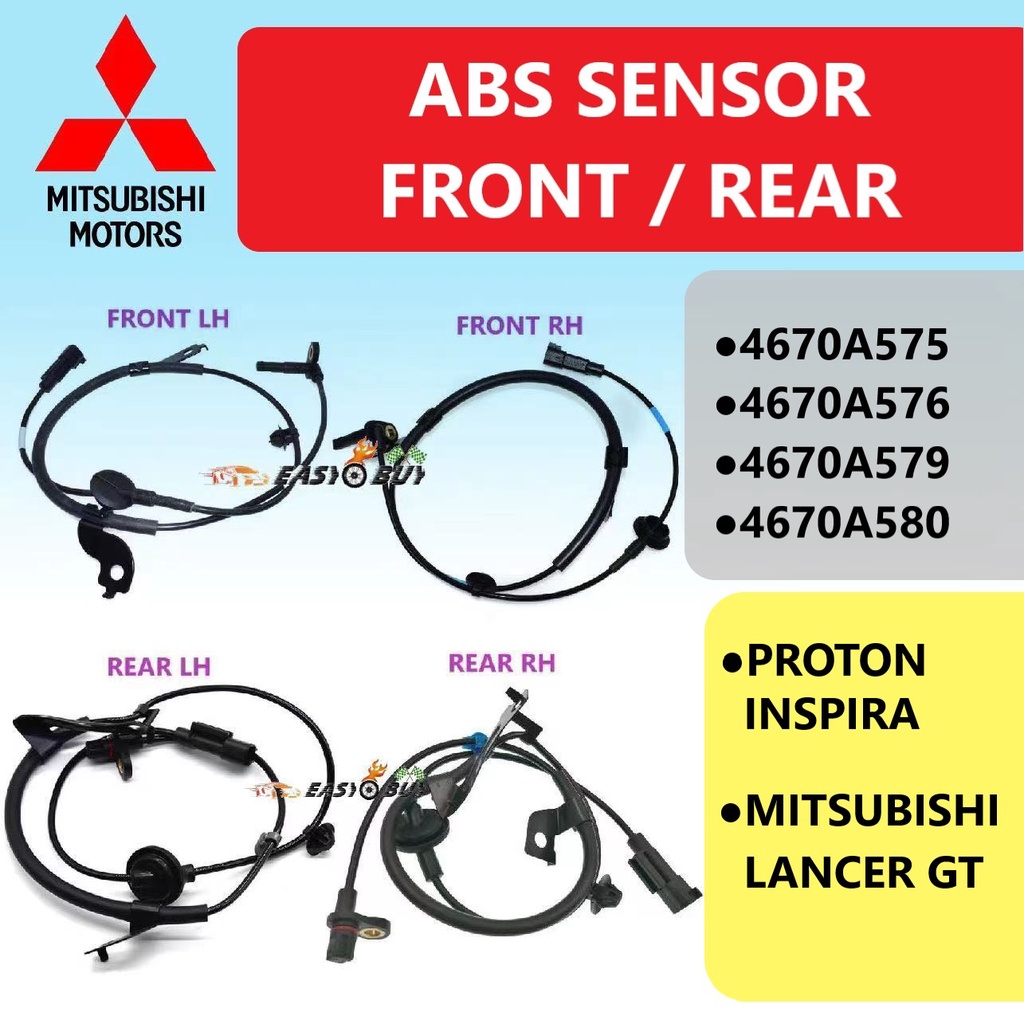 เซ็นเซอร์ ABS ด้านหน้าด้านหลัง - PROTON INSPIRA MITSUBISHI LANCER GT 4670A575 4670A576 4670A579 4670