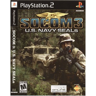 แผ่นเกมส์ SOCOM 3 U.S. Navy SEALs PS2 Playstation2 คุณภาพสูง ราคาถูก