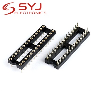 ซ็อกเก็ตเชื่อมต่อ Ic Dip6 8 14 16 18 20 24 28 32 40 Pin Dip6 Dip8 Dip14 Dip16 Dip18 Dip20 Dip28 Dip40 10 ชิ้น