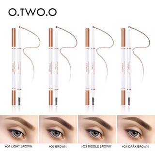 กันน้ำ100%  Eye Brow PENCIL O.TWO.O  ดินสอเขียนคิ้ว เนื้อเนียนนุ่ม เขียนง่าย เพิ่มปริมาณ↑30% ที่เขียนคิ้ว #9991