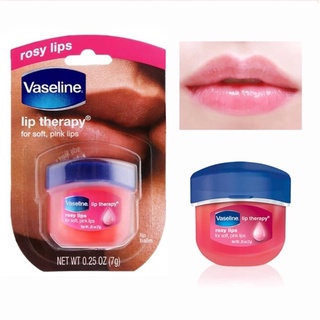 [พร้อมส่ง] Vaseline ลิป เทอราพี โรซี่ ลิปส์ 7g