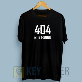 เสื้อยืดโปรแกรมเมอร์ 404 Not Found it 95