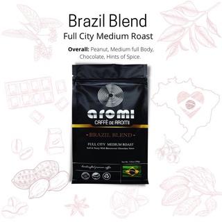 เมล็ดกาแฟ Caffe de Aromi - Aromi Brazil Blend