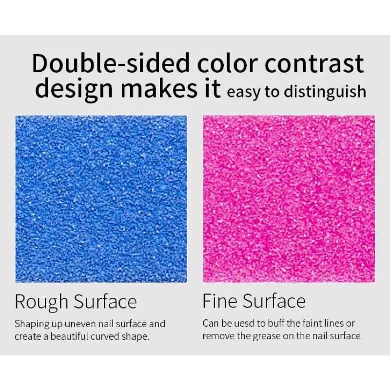 (คละสีได้) 100 ชิ้น ขนาด 5 cm. ตะไบจิ๋ว สำหรับแต่งเล็บ แถมชุดกาว แบบใช้แล้วทิ้ง