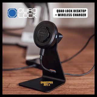 **ฟรีค่าจัดส่ง** Quad Lock - Desktop Mount for Home / Office สำหรับใช้ที่ บ้าน หรือ ออฟฟิศ โต๊ะทำงาน