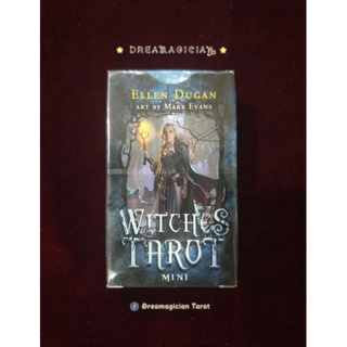 Witches Tarot Mini ไพ่แม่มดขนาดพกพา ไพ่ยิปซีแท้ลดราคา ไพ่ทาโร่ต์ ไพ่ออราเคิล Tarot Oracle Card Deck