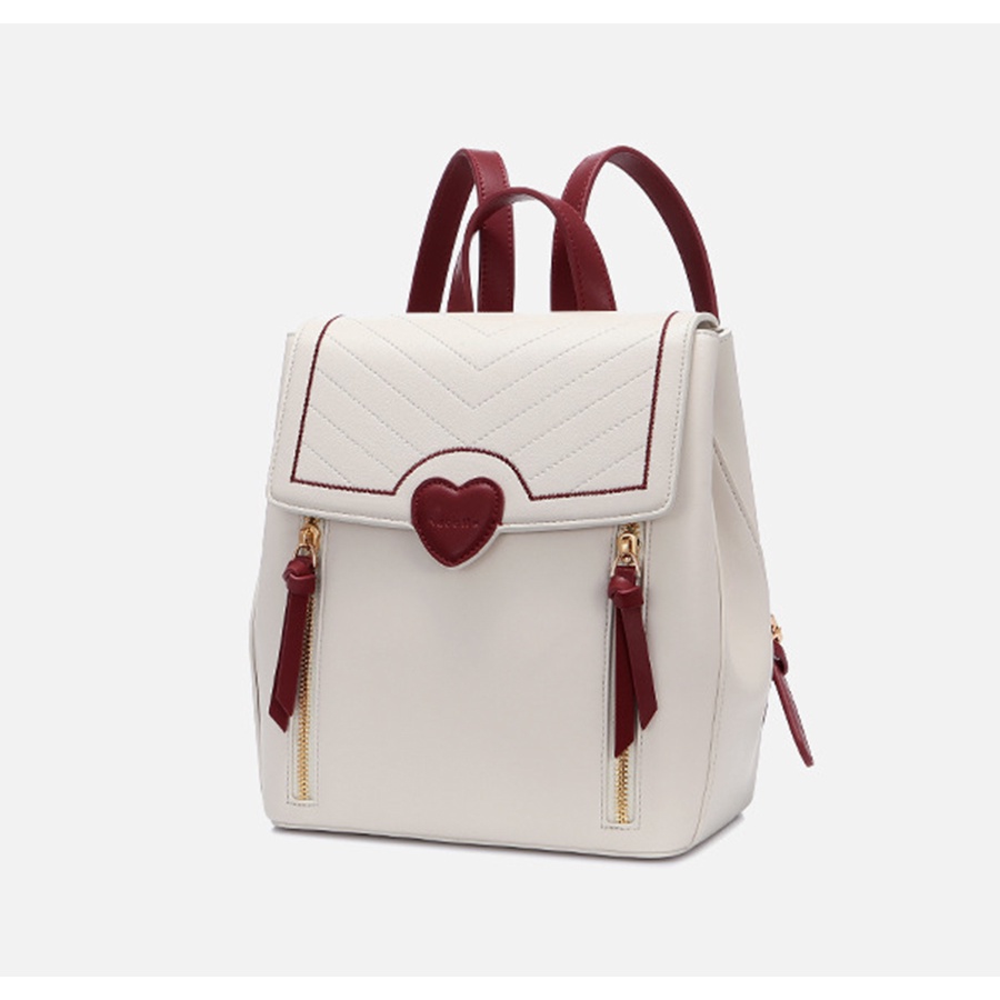 ESME ES120 กระเป๋าเป้หัวใจสีขาว