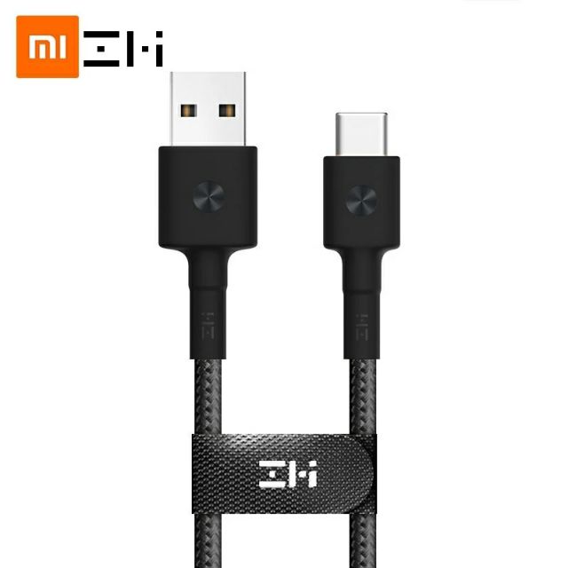 Xiaomi ZMI USB Type-C Charging Cable with LED Light 30cm , 100cm สายชาร์จ ไนล่อนถัก ความยาว 30/100 cm