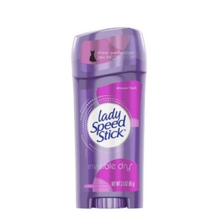 🇺🇸 Lady Speed Antiperspirant Deodorant Invisible Dry Stick 65 g.