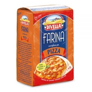 Divella Farina PIZZA Flour "00" 1kg. แป้งพิซซ่า ดีเวลล่า ฟาริน่า เบอร์ 00 ขนาด1 กิโลกรัม