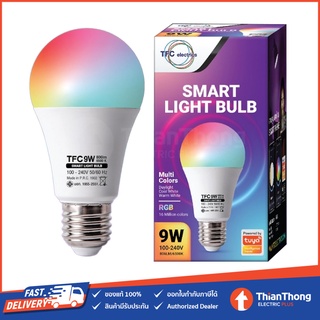 TFC หลอดไฟอัจฉริยะ ปรับแสงได้ 16 ล้านสี Smart Light Bulb 9W E27 (TUYA)