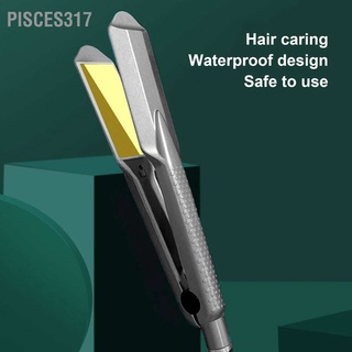 Pisces317 เครื่องหนีบผมตรงไฟฟ้า กันน้ํา ปรับได้ ปลั๊ก Us 110‐240V