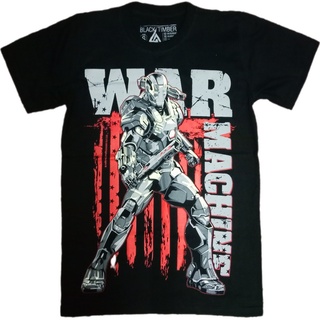 เสื้อยืดโอเวอร์ไซส์Bt173 เสื้อยืดผ้าฝ้าย พิมพ์ลาย BLACK TIMBER MACHINE IRON MAN MARVEL UNIVERSE AVENGERS HERO MOVIE สําห