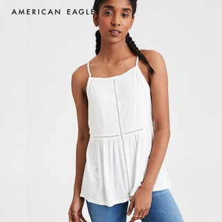 American Eagle Soft &amp; Sexy Lace Trim Top เสื้อ ผู้หญิง ผ้านิ่ม ลายลูกไม้ (WCL 036-3571-140)