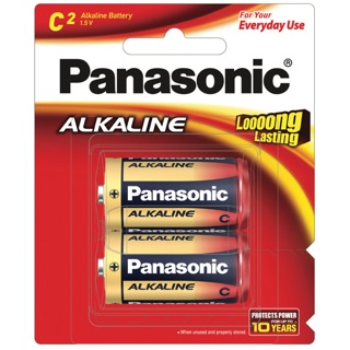 ถ่านอัลคาไลน์ LR14T/2B C (แพ็ค 2 ก้อน) Panasonic