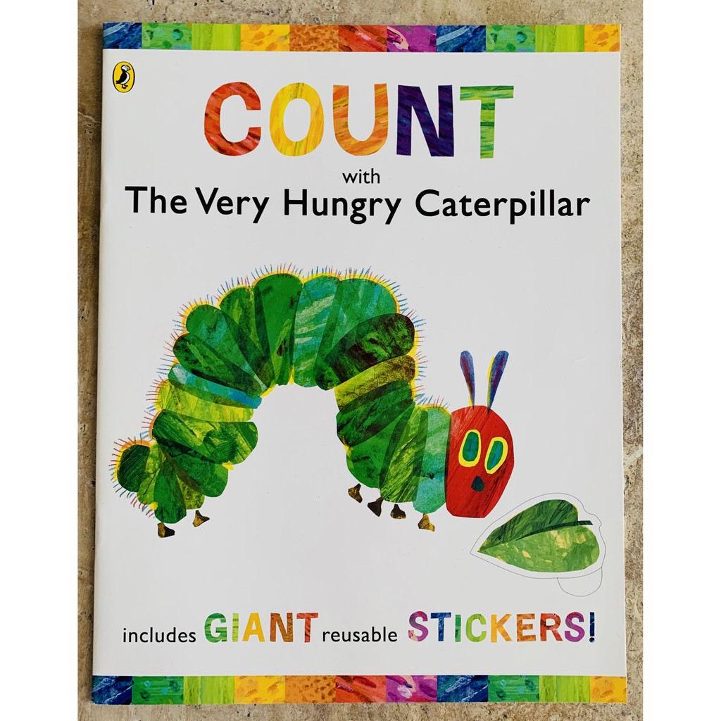 Count With The Very Hungry Caterpillar Sticker Book หนังสือกิจกรรม เสริมทักษะ