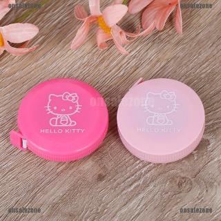 Ozth HELLO KITTY เทปวัด ลายการ์ตูนฟล็อปปี้น่ารัก ยืดหดได้ สําหรับครอบครัว