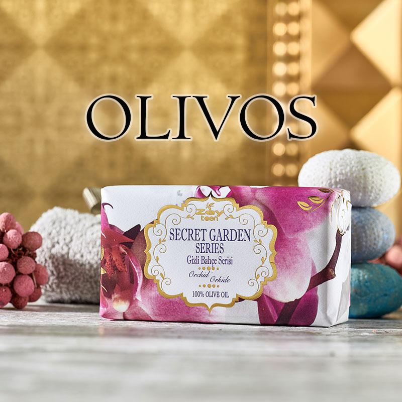 โอลิโวส สบู่น้ำมันมะกอก 100% SECRET GARDEN SERIES 100% OLIVE OIL ORCHID