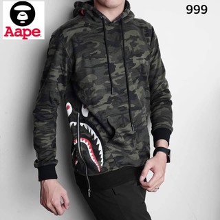 aape เสื้อฮู้ดแขนยาว