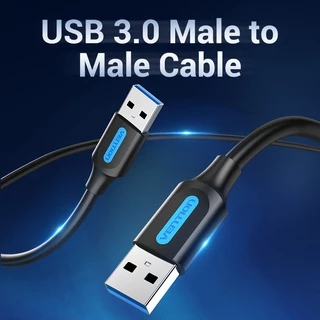 Vention สาย USB 3.0 A-to-A แรงสุด 5Gbps สำหรับถ่ายโอนข้อมูลเร็วและชาร์จอุปกรณ์