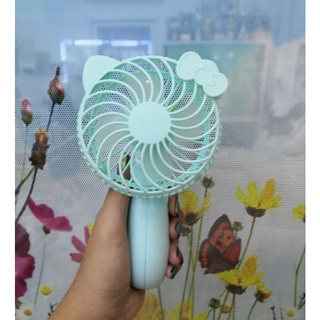 พัดลมพกพาชนิดด้ามจับญี่ปุ่น HAND ART FAN ชาร์จไฟได้ในตัว ด้วย USB ม้วนเก็บได้  ใช้งานต่อเนื่องได้นาน 2-4 ชม.แบตเตอรี่