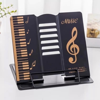 Kalimba Song Book ชั้นวางหนังสือแบบมัลติฟังก์ชั่นขาตั้งเพลงแบบพกพาสเปกตรัมเพลงชั้นวางหนังสืออ่านหนังสือ