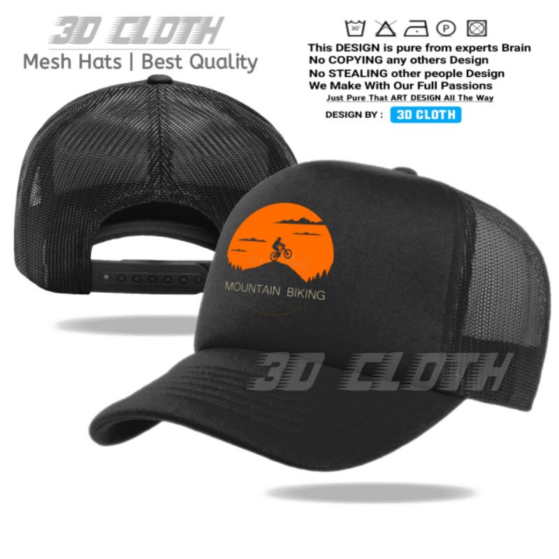 หมวกปั่นจักรยาน Trucker Net Mountain - หมวกจักรยาน BMX Downhill Mountain