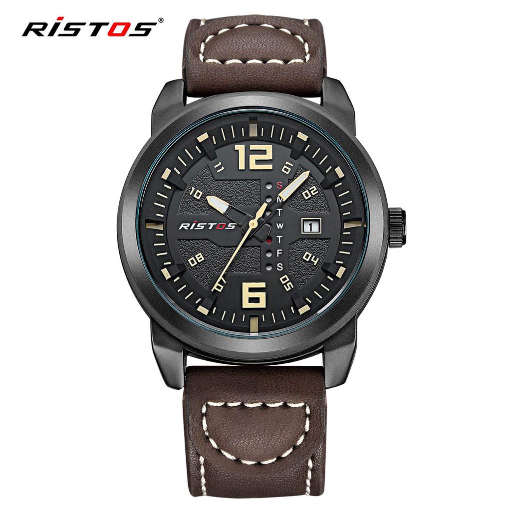 RISTOS 93011 นาฬิกาข้อมือผู้ชาย Quartz