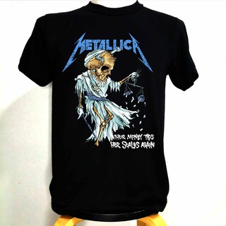 เสื้อวงดนตรีลาย Metallica