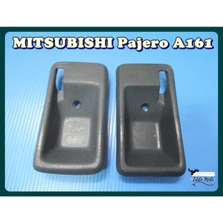 MITSUBISHI PAJERO A161 DOOR HANDLE SOCKET LH&amp;RH "BLACK" SET PAIR // เบ้ารองมือเปิดใน ซ้าย-ขวา สีดำ สินค้าคุณภาพดี