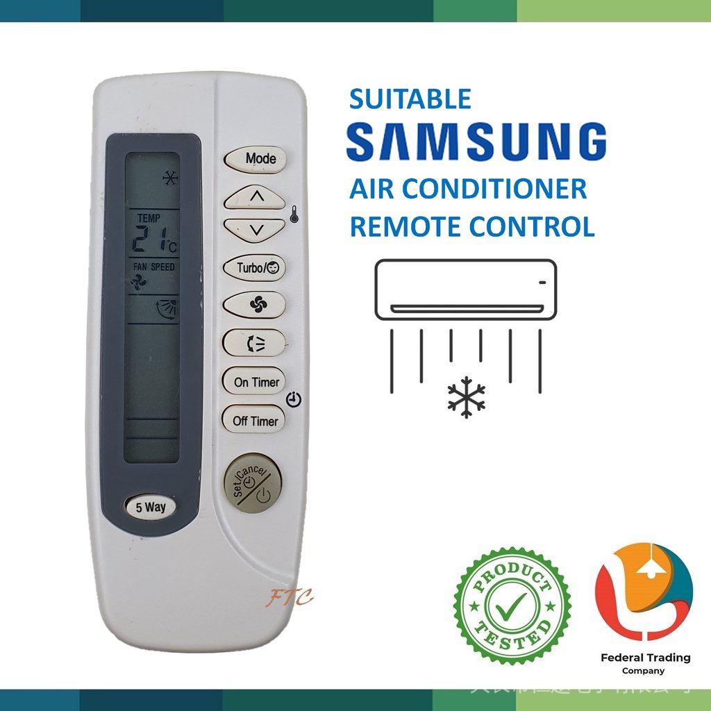 Samsung สําหรับรีโมทคอนโทรลเครื่องปรับอากาศ Samsung Air cond aircond ss1m