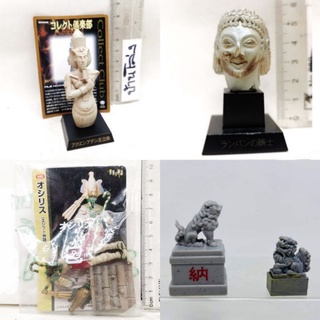 (แท้/มือ2) UHA Collect Club Ancient Egyptian Miniature Figure File No.005 : Pharoah Tutankhamun เทพเจ้าอียิปต์