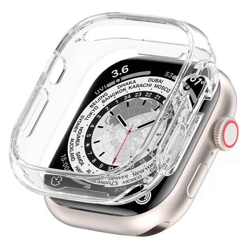 เคสกันชน กรอบ PC แบบแข็ง ไม่มีตัวป้องกันหน้าจอ สําหรับ Apple Watch Series 8 Ultra 49 มม.