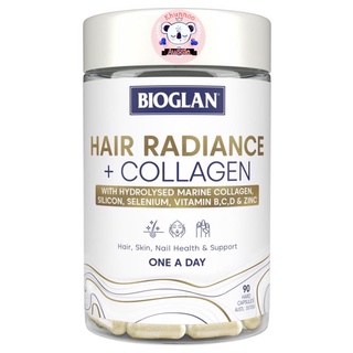 Bioglan Hair Radiance + Collagen 90 Capsules(พรีออเดอร์)