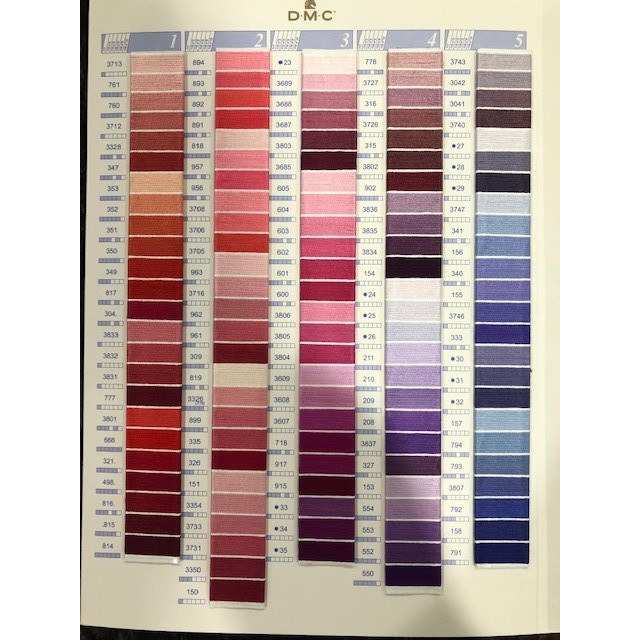 ไหมขัดฟันปัก DMC (สี 3820 - 389)