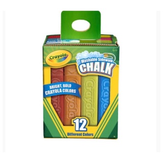 Crayola washable side walk chalk 12 colors