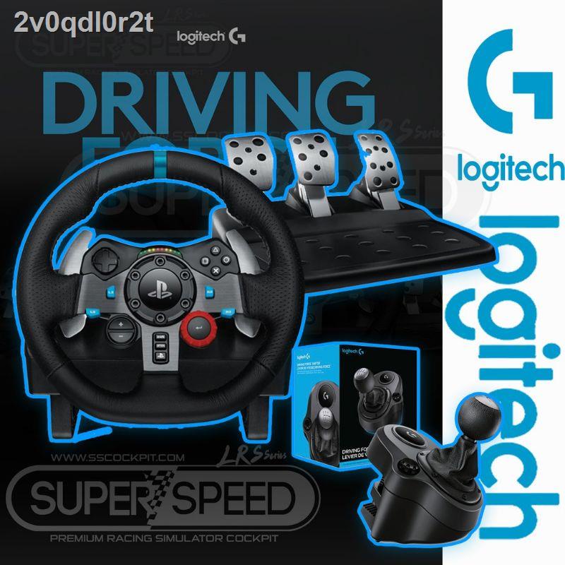 100 % ต้นฉบับ 24 ชั่วโมง○Logitech Gaming Driving Force G29 จอยพวงมาลัยเกมรถแข่ง รองรับ PS5