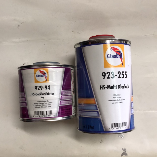 Made in Germany - Glasurit High Solid ( HS ) Multi Clear (923-255) - ชุด