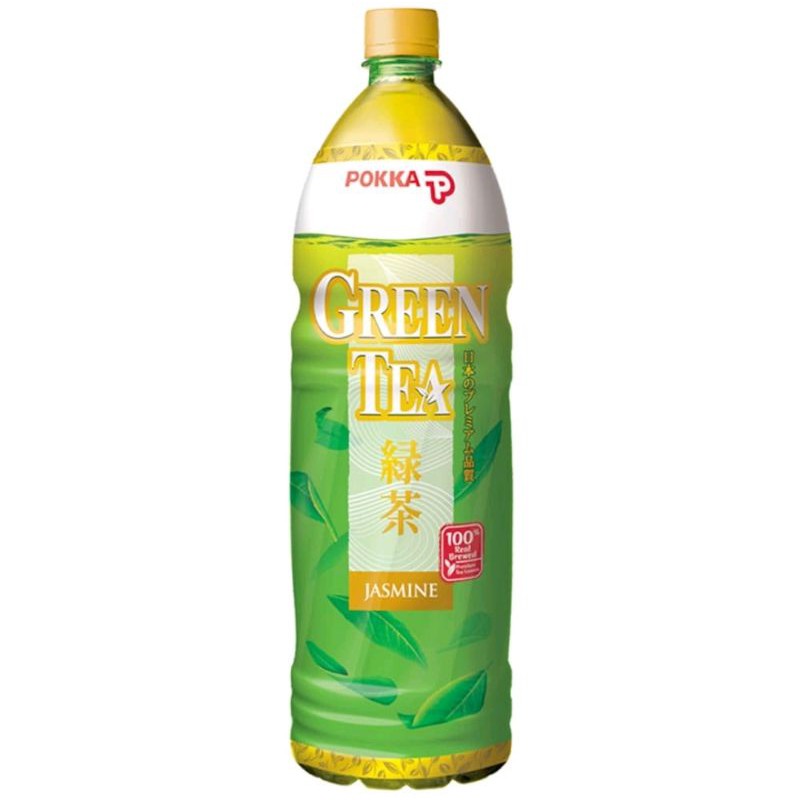 Work From Home PROMOTION ส่งฟรีชาเขียวกลิ่นมะลิ Pokka Jasmine Green Tea 1500ml  เก็บเงินปลายทาง