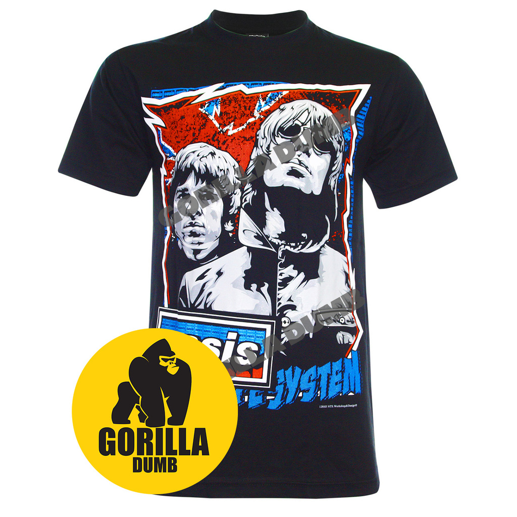 Gorilladumb เสื้อยืดลายวงดนตรี โอเอซิส Oasis