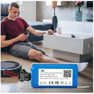 Battery 2026 แบตเตอรี่หุ่นยนต์ดูดฝุ่น Battery Li-ion 2600mAh 14.8V For Petvac360,Ecovac,Deebot,Eufy RoboVac,Tesvor