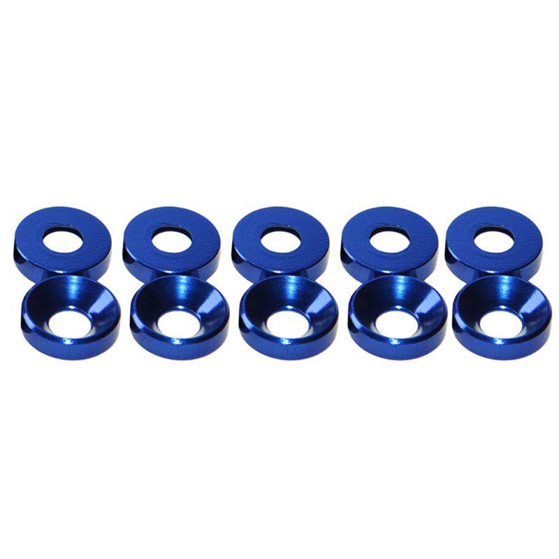 New Aluminum Alloy M4 Anodized Countersunk Head Bolt Washers Gasket