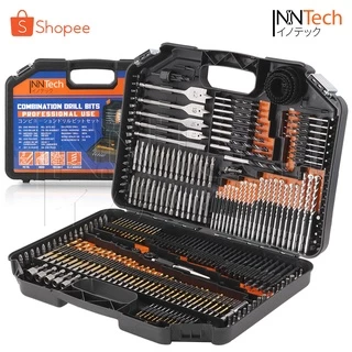 InnTech ชุดดอกสว่าน เจาะปูน / ไม้ / เหล็ก 246 ชิ้น รุ่นท๊อป M-PRO SERIES ดอกสว่านเจาะปูน ดอกสว่านเจาะไม้ [CDB-246M-PRO]